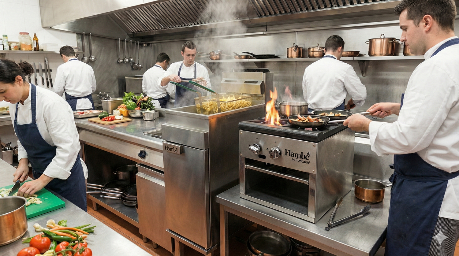 Equipo mayor de cocina: la base de una operación profesional en restaurantes y hoteles 🏨