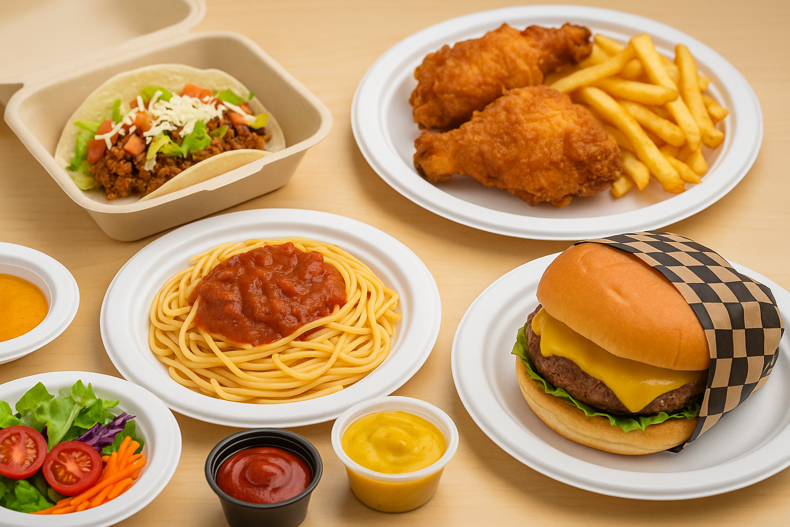¿Sabías que muchos restaurantes arruinan su imagen por no elegir el plato desechable correcto? 🧨