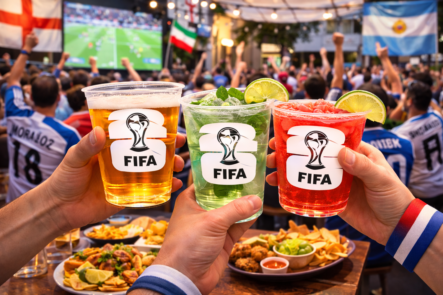 Bares y restaurantes frente al Mundial: por qué invertir en vasos FIFA World Cup 2026 personalizados