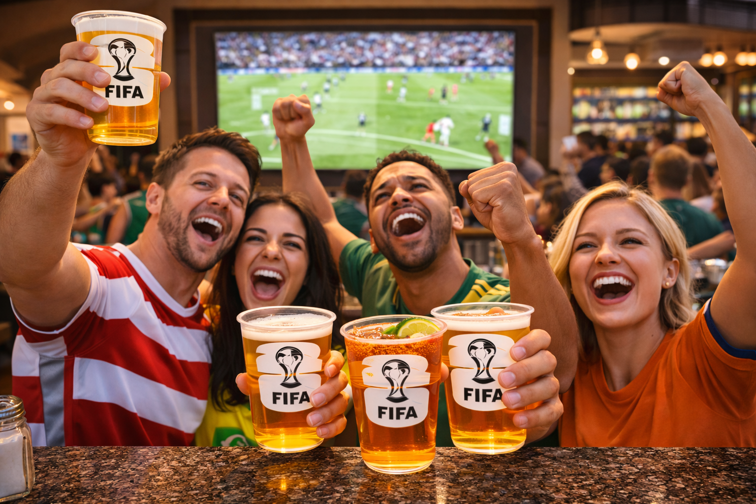 Vasos FIFA World Cup 2026 como herramienta de branding y recordación