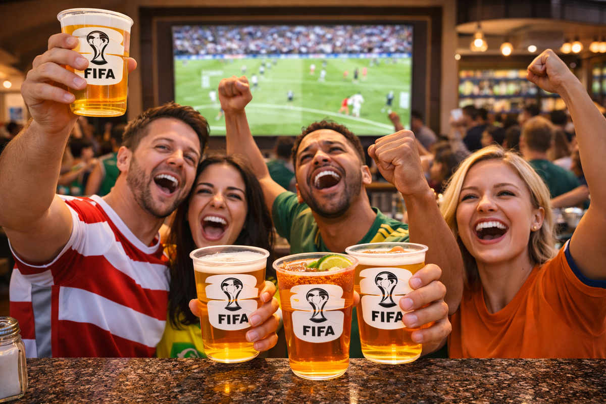 Vasos FIFA World Cup 2026 como herramienta de branding y recordación