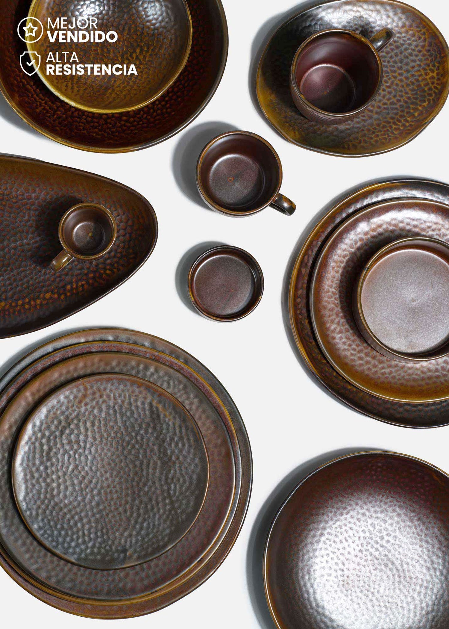 Platos de porcelana y cerámica
