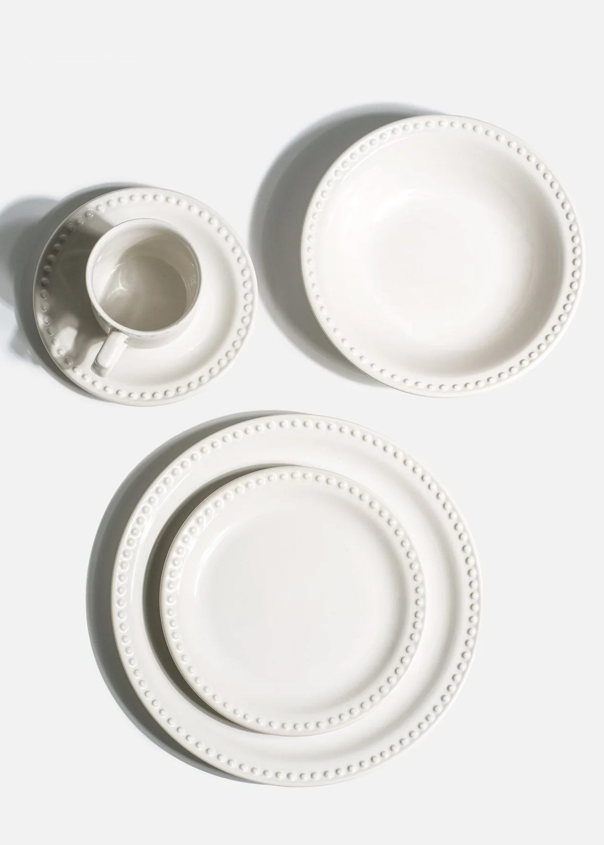 Plato trinche de cerámica blanco Monet Ø 27 cm