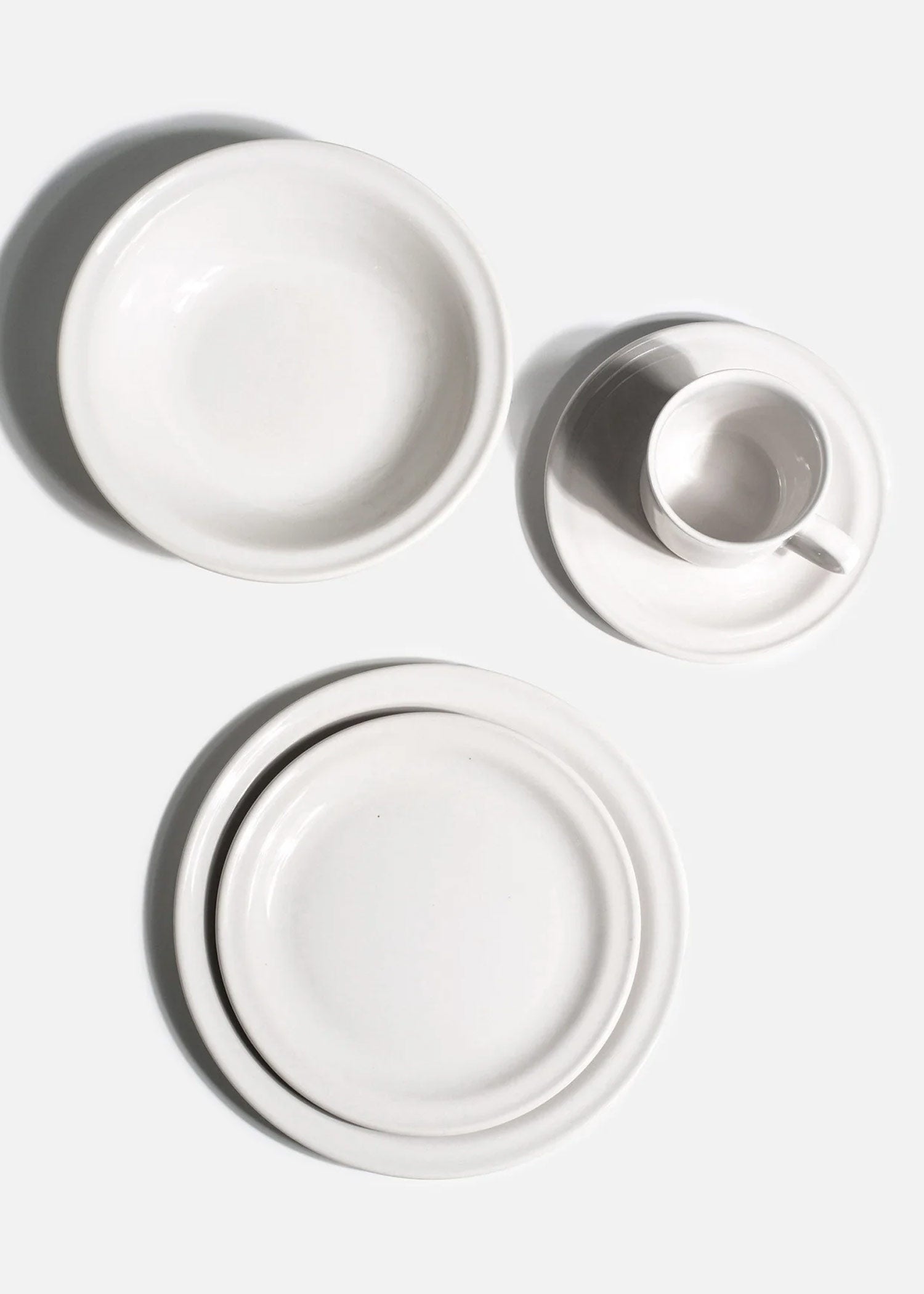 Platos de cerámica blanca Madrid