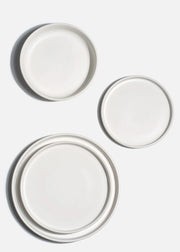Platos de porcelana blanco Rock Stone — imagen de producto, vista 1