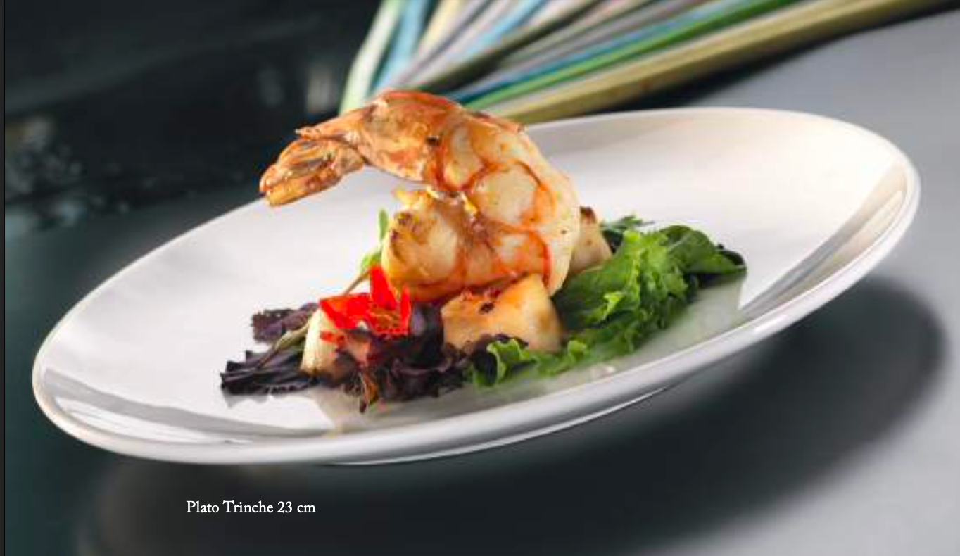 12 | PLATO TRINCHE DE PORCELANA GOURMET  27 CM