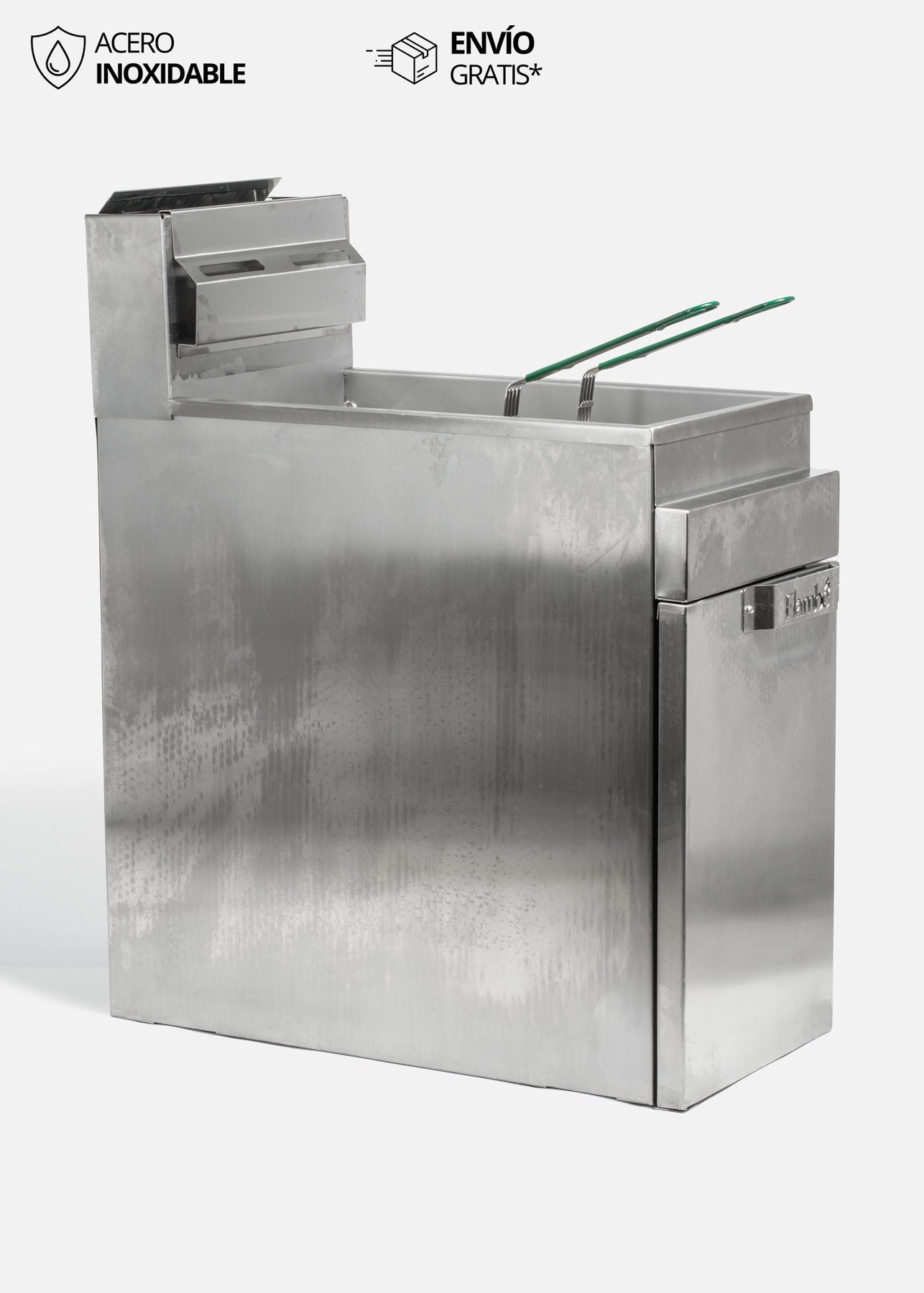 Freidora de gas LP de acero inoxidable con 3 quemadores 20 L y 2 canastillas
compra en maha
compra en linea