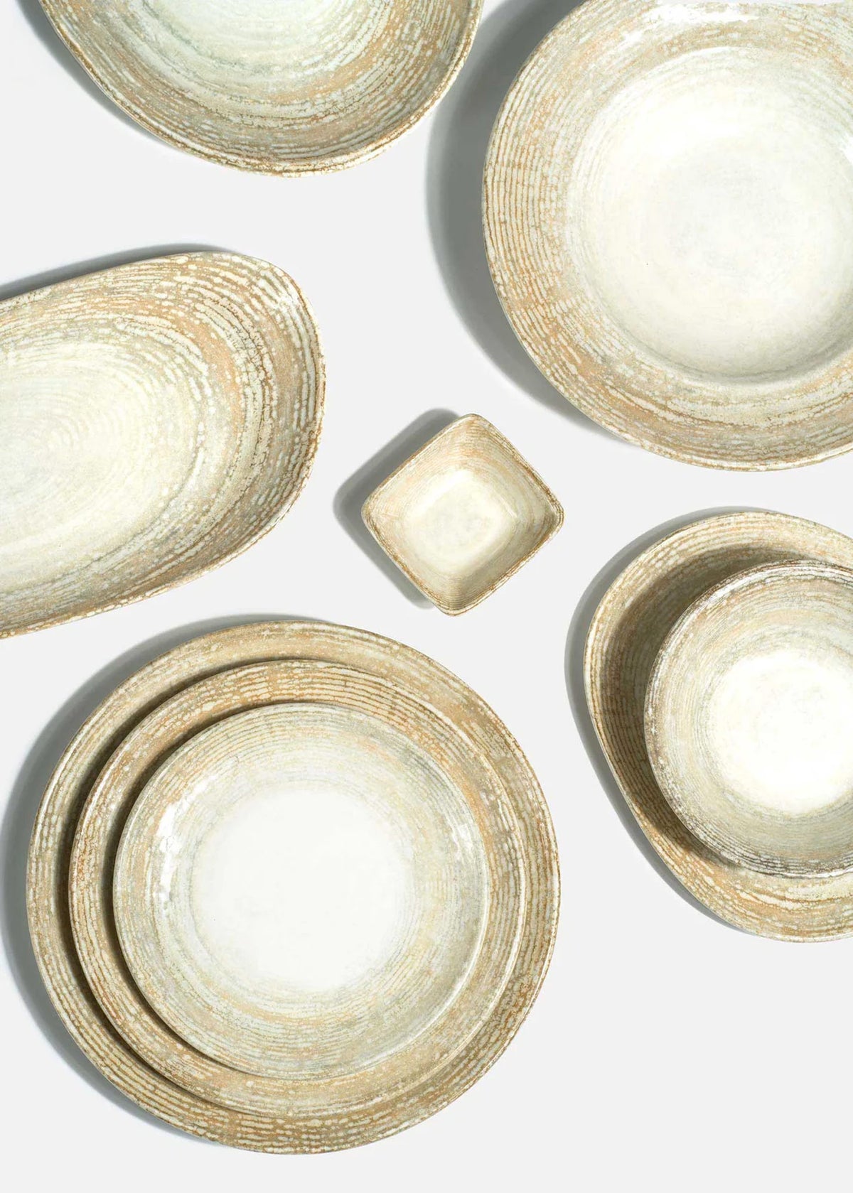 Platos trinche porcelana beige Antalya