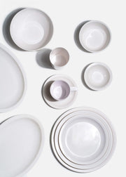 Platos trinche de melamina blanco Institucional — imagen de producto, vista 1