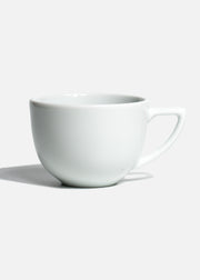 Taza de café porcelana blanca Elegance 210 ml