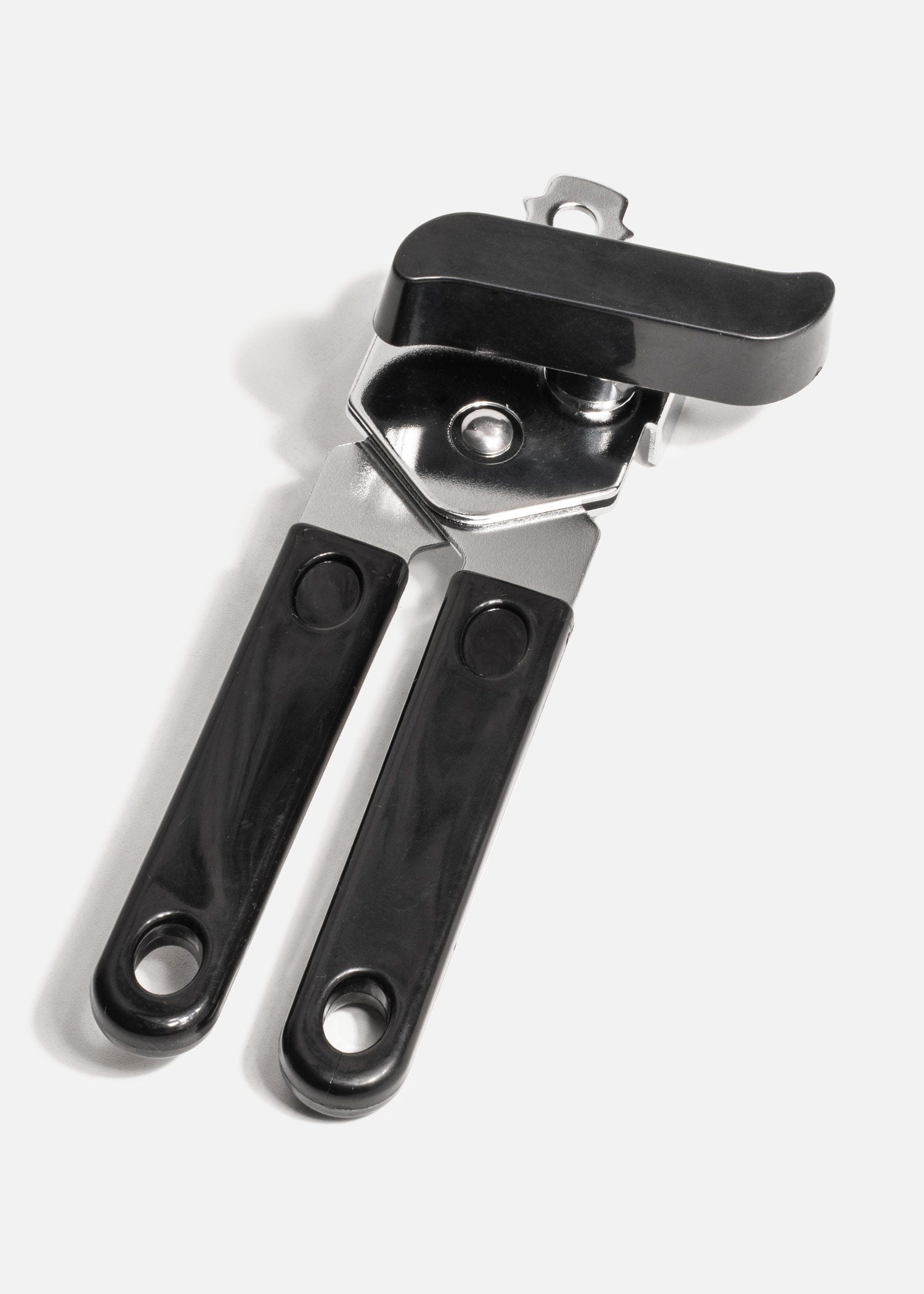Abrelatas manual compacto de acero inoxidable de uso fácil y resistente para cocina 18 cm