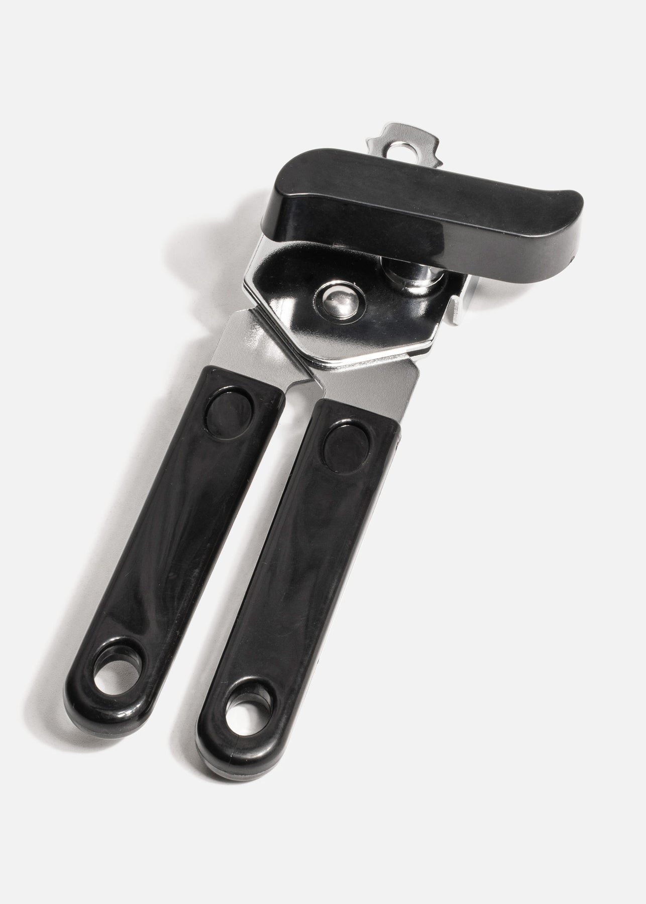 Abrelatas manual compacto de acero inoxidable de uso fácil y resistente para cocina 18 cm