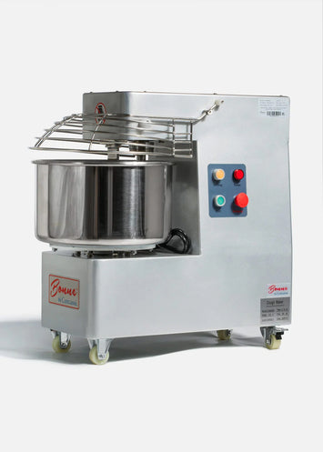 Amasadora doble acción giratoria de acero inoxidable 21 L volumen 8 kg capacidad