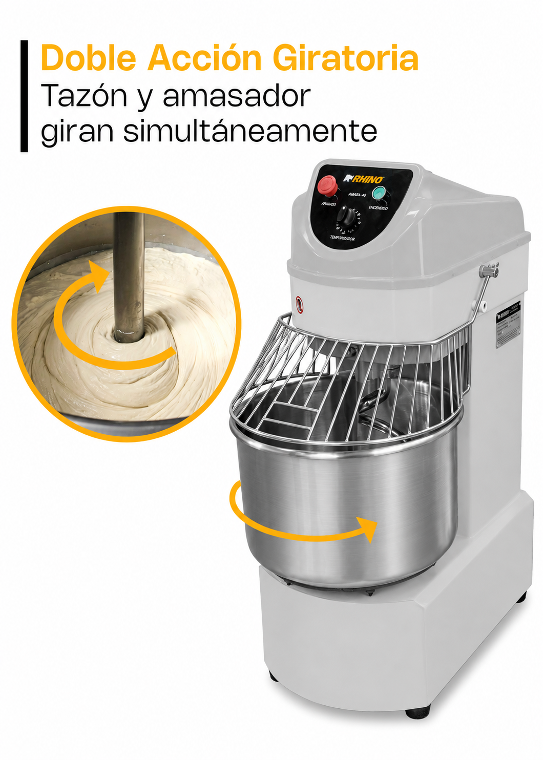 amasadora industrial rhino de venta solo en maha