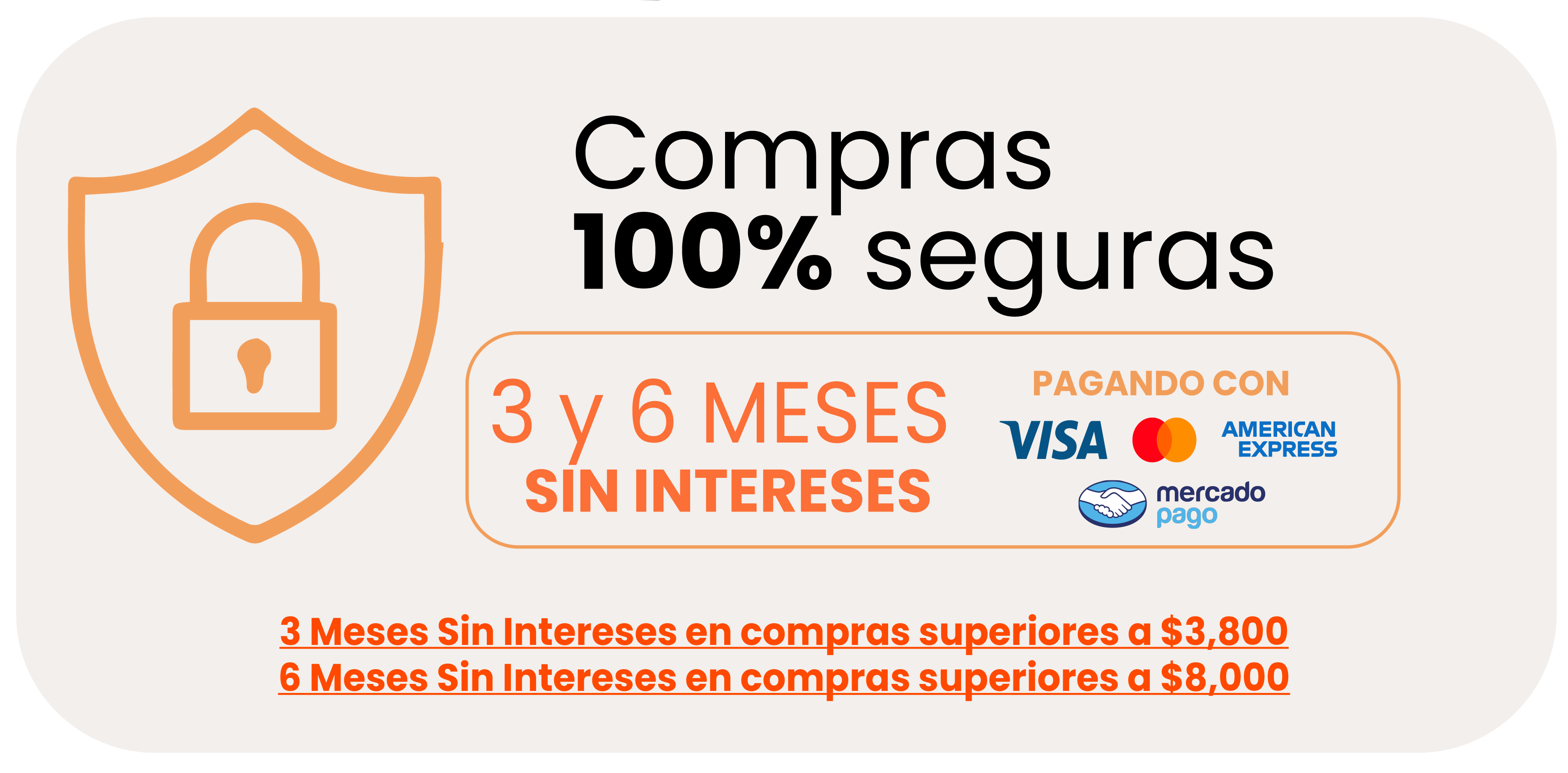 3 y 6 meses sin intereses. 
compra en maha.