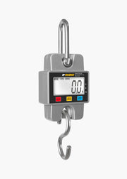 Báscula electrónica colgante Rhino BAC-300 de 300 kg con pantalla digital, argolla superior y gancho en S