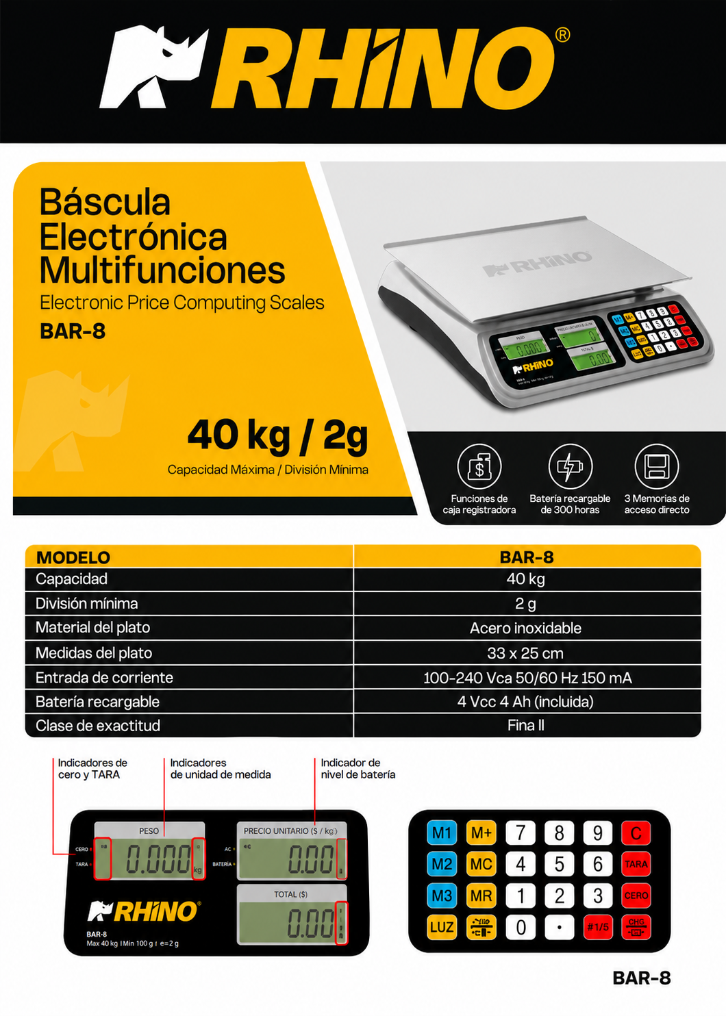 compra bascula digital maha