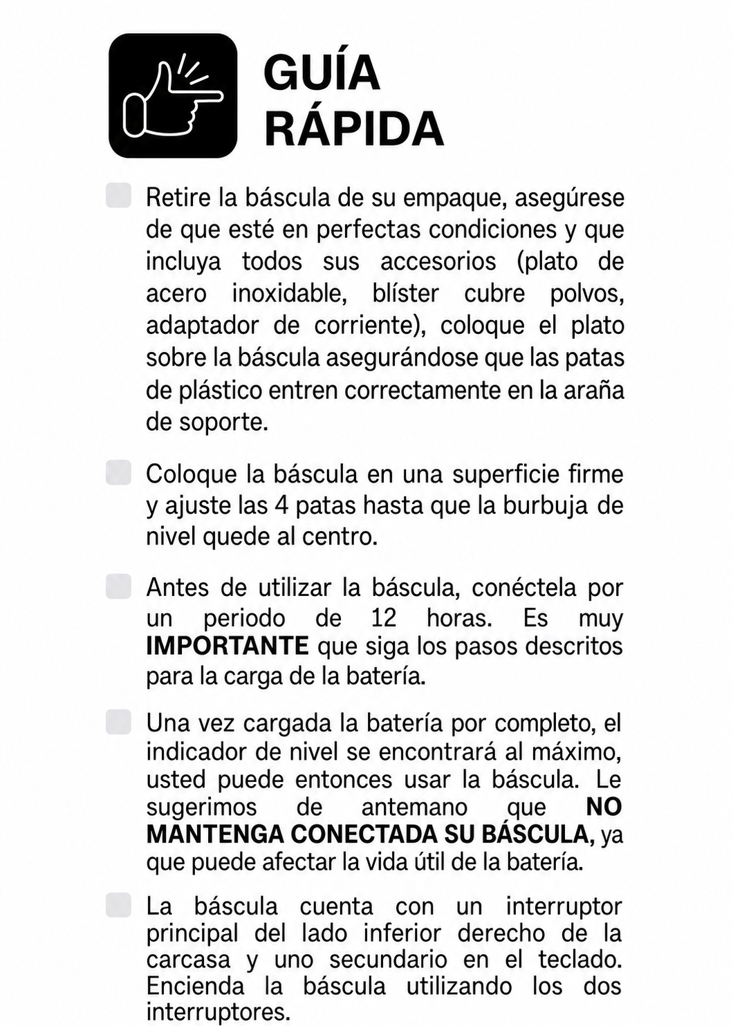 compra bascula digital maha