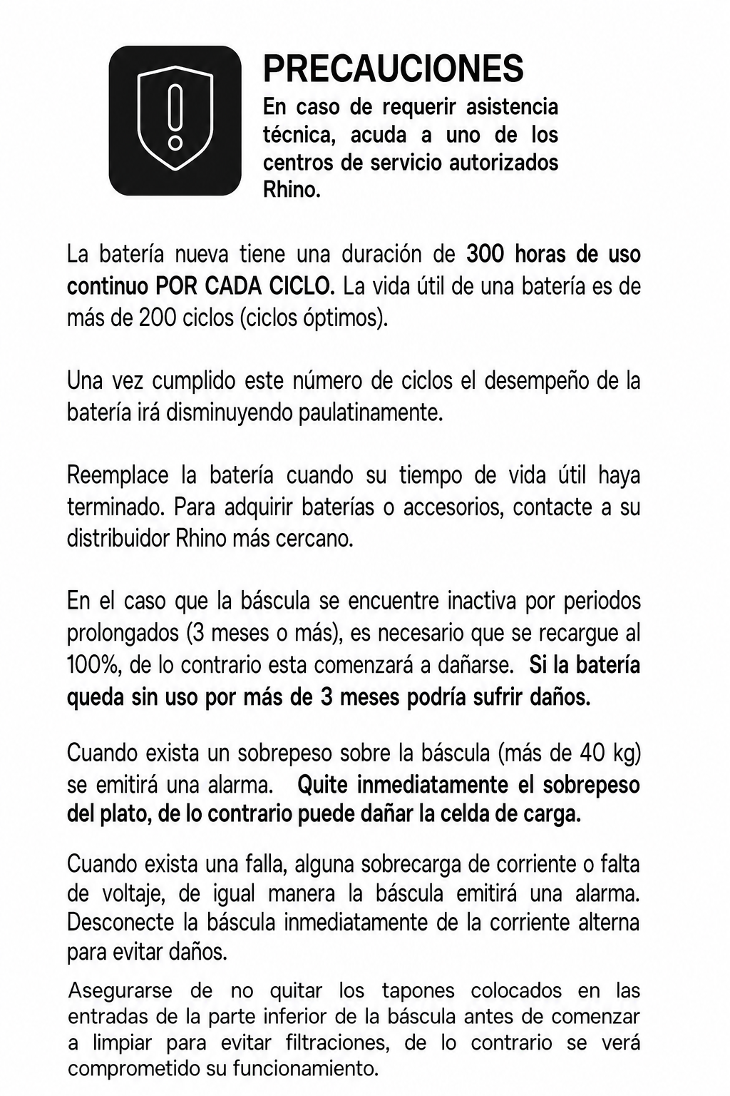 encuentra basculas rhino en maha