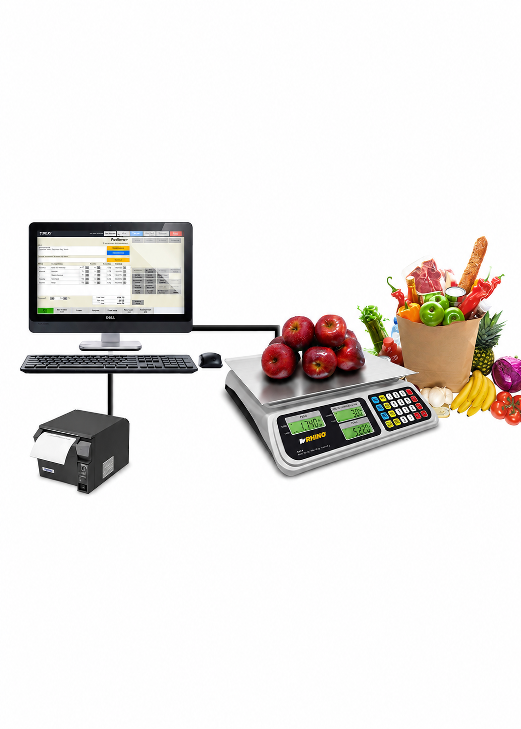 bascula digital maha fruterias