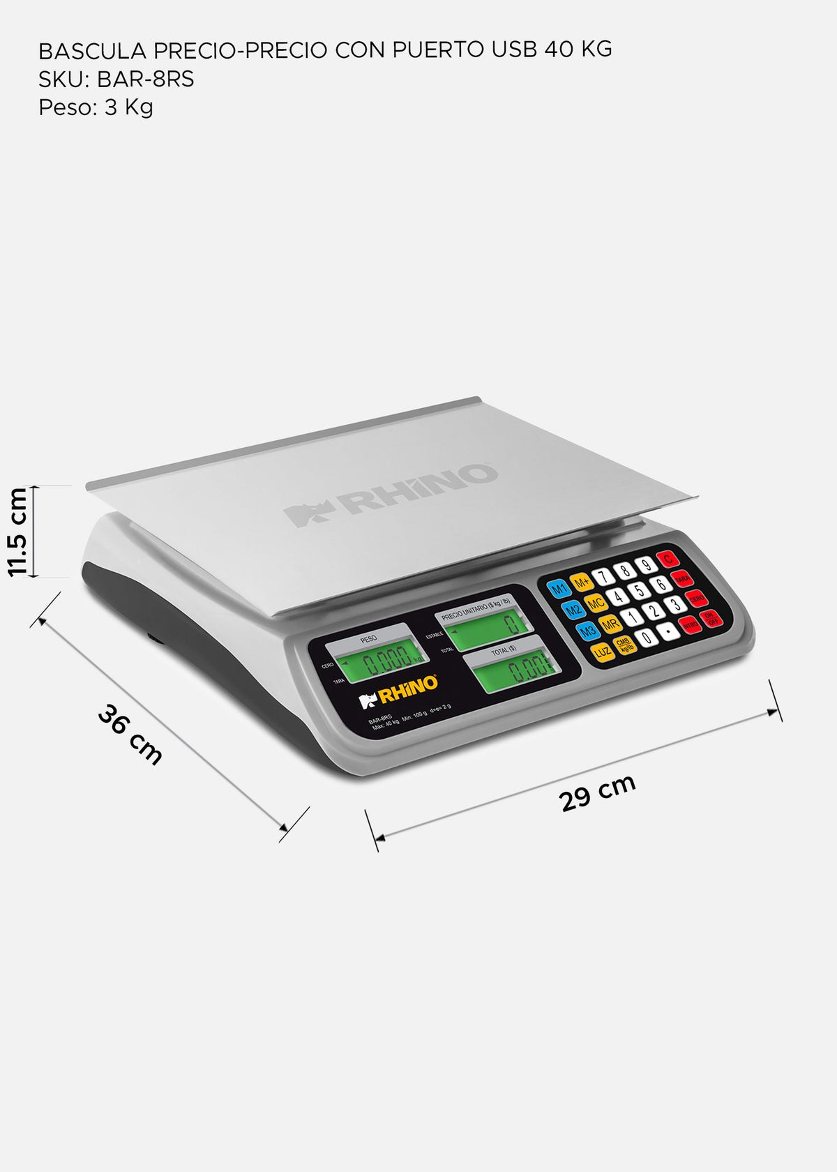 compra bascula digital maha