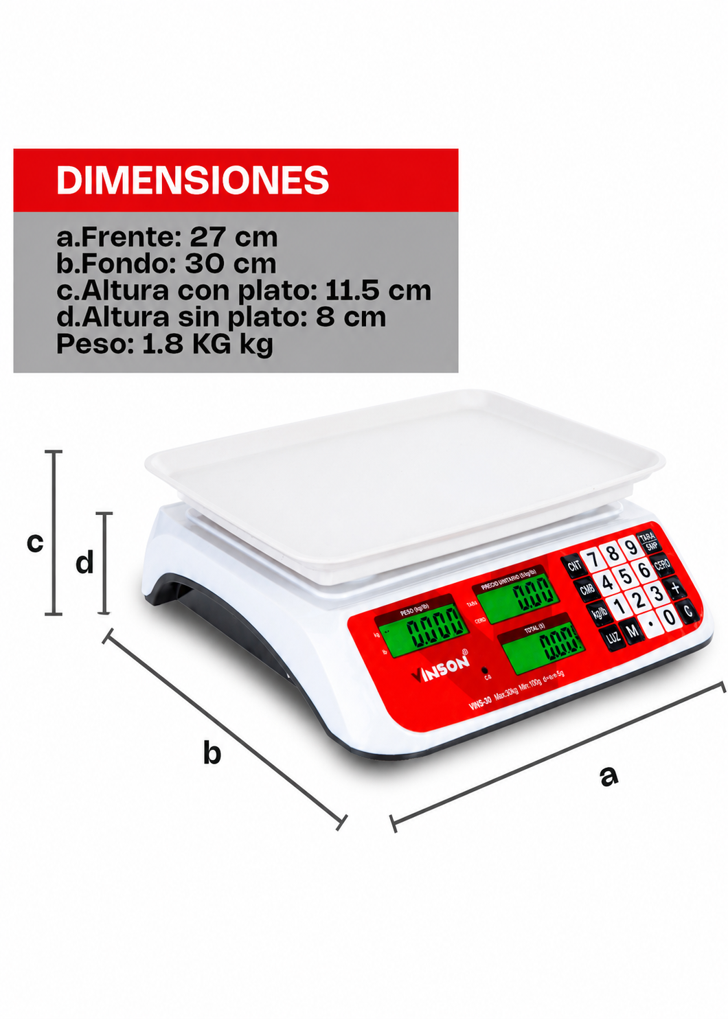 compra bascula digital rhino de venta solo en maha