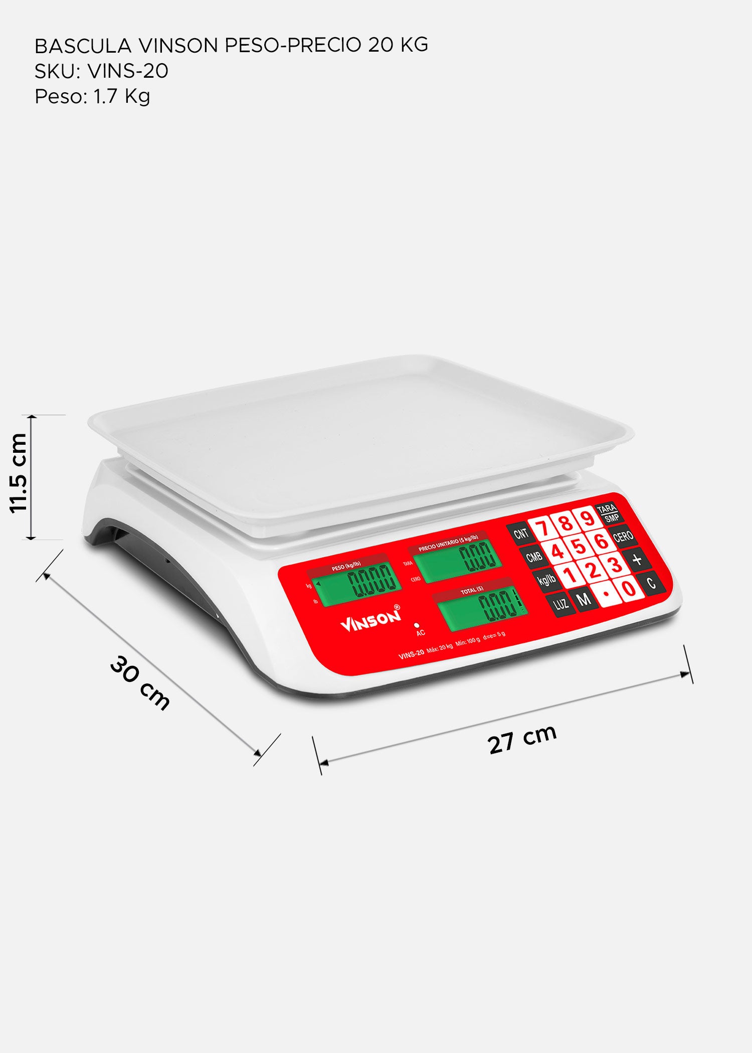 compra bascula digital rhino de venta solo en maha