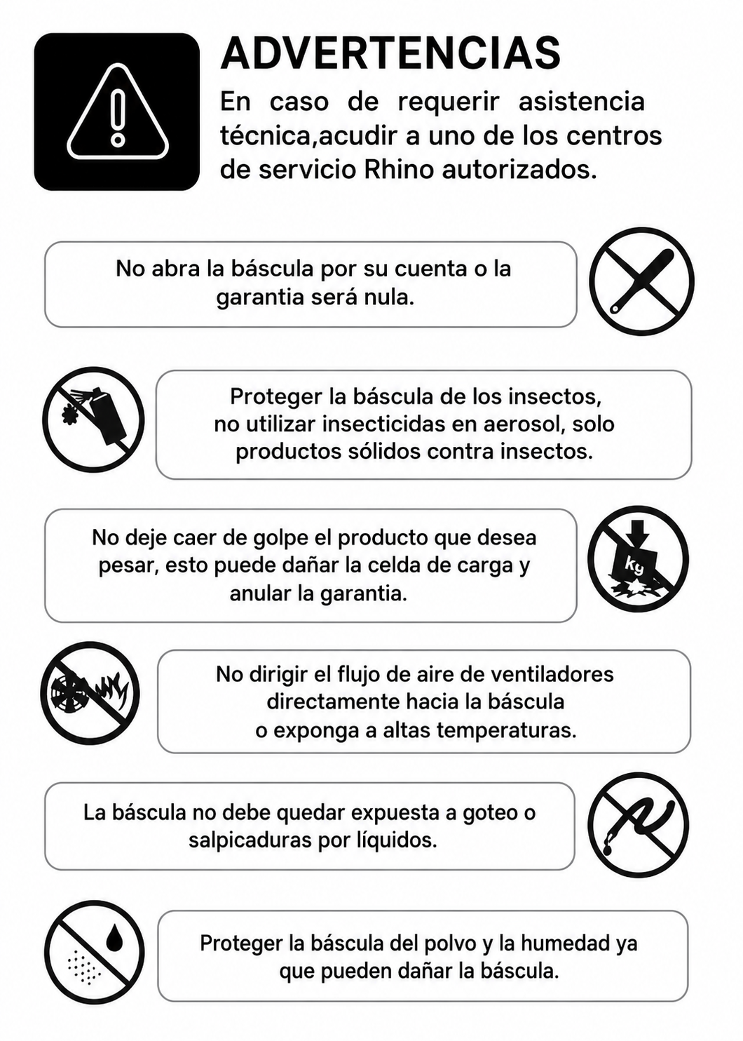 compra bascula indicadora de precio y peso rhino de venta solo en maha