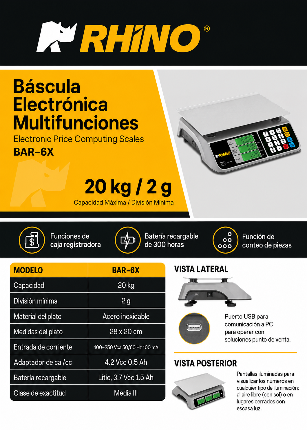 compra bascula electronica maha