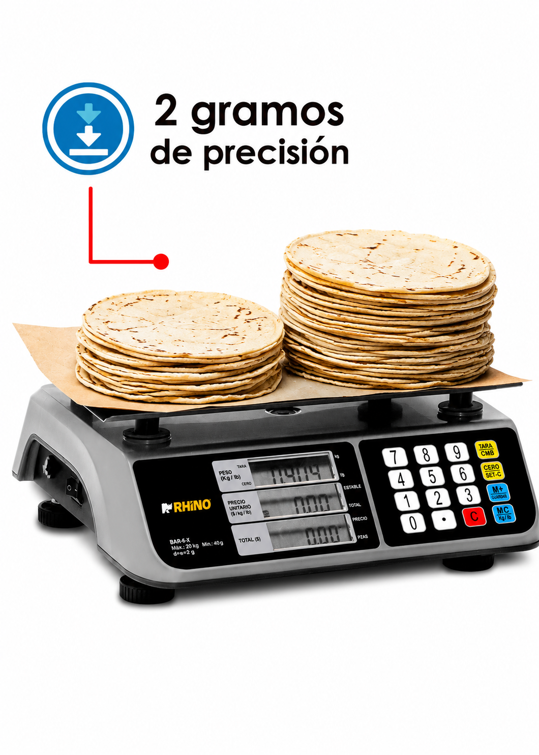 precio bascula electronica maha