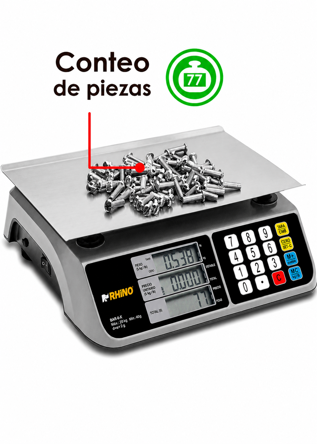 compra bascula electronica maha