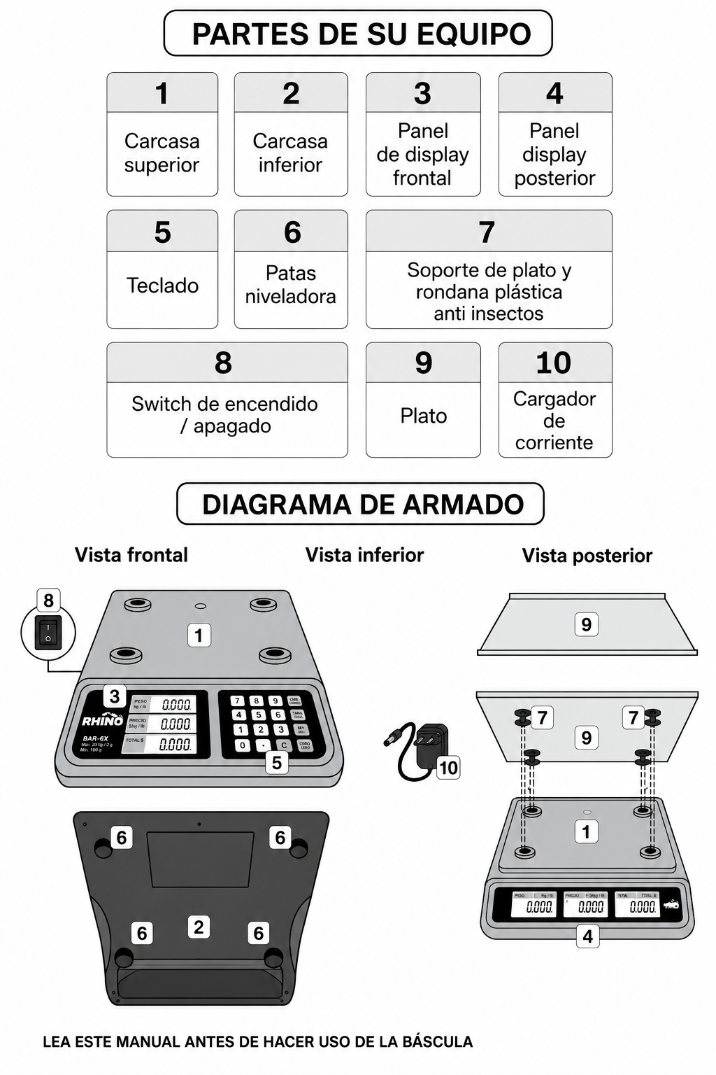 compra bascula electronica maha