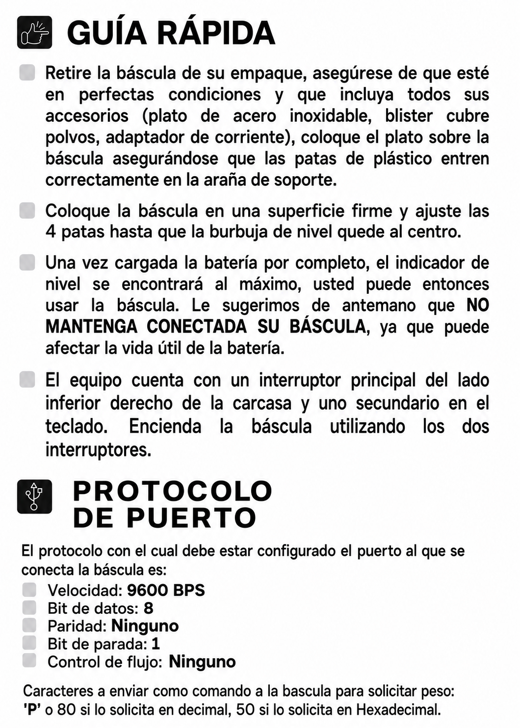 precio bascula electronica maha