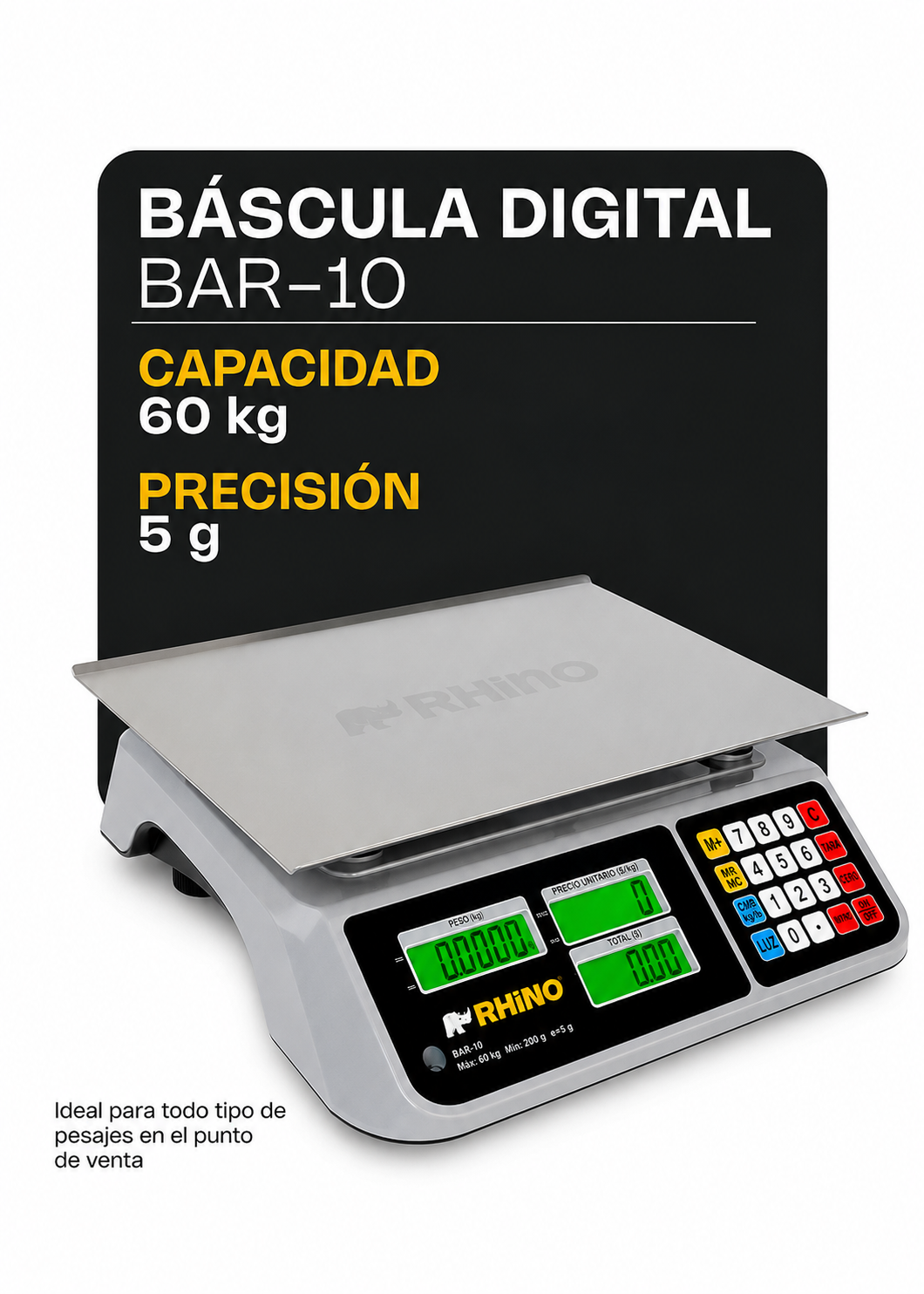 precio bascula electronica maha