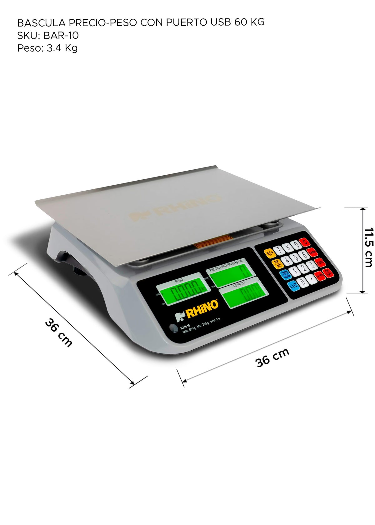 compra bascula electronica maha
