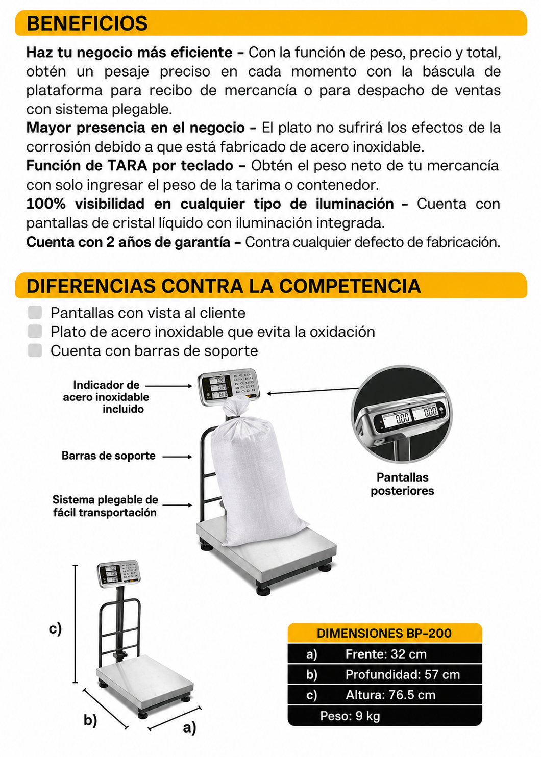 compra bascula industrial rhino en maha