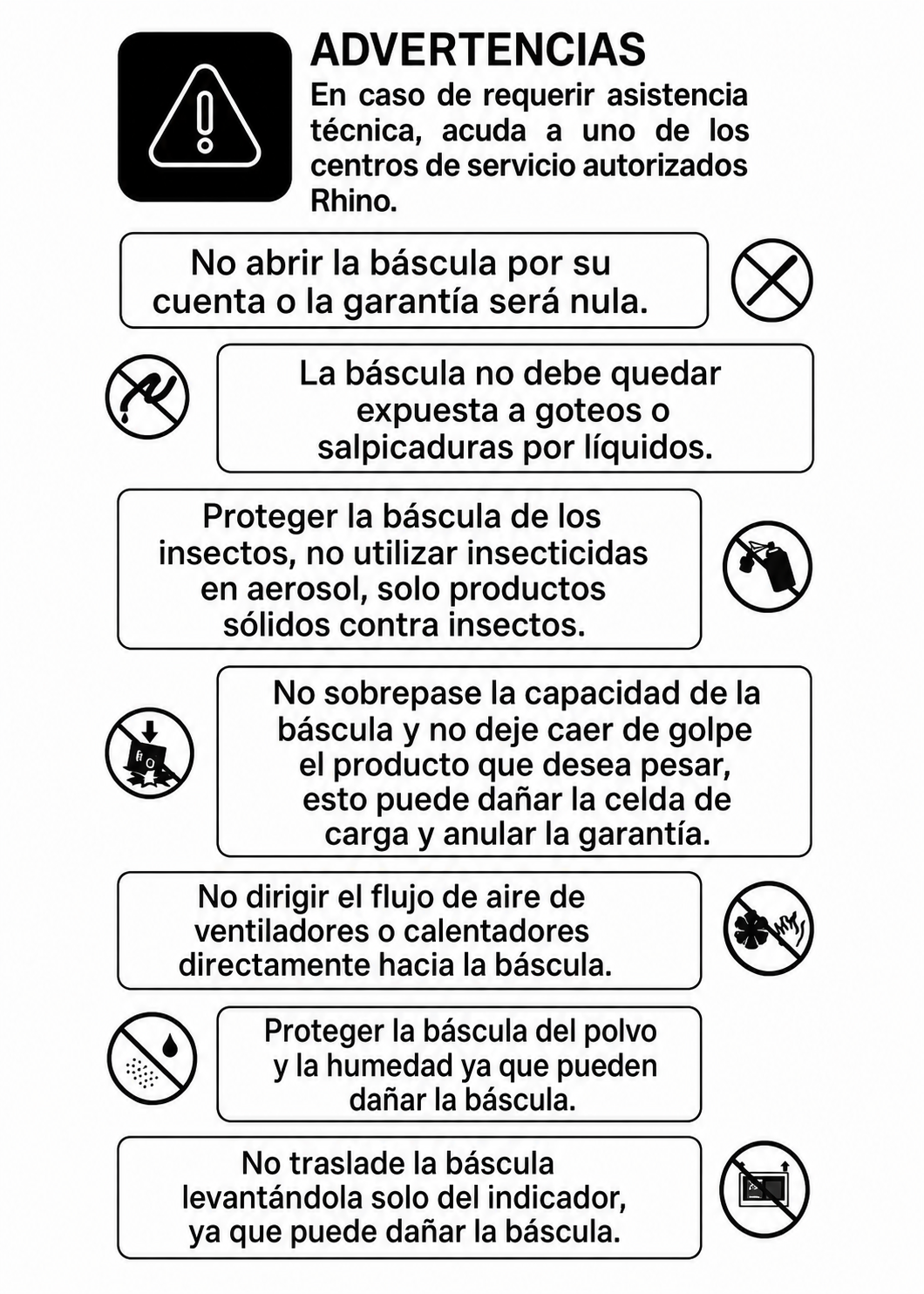compra bascula industrial rhino en maha