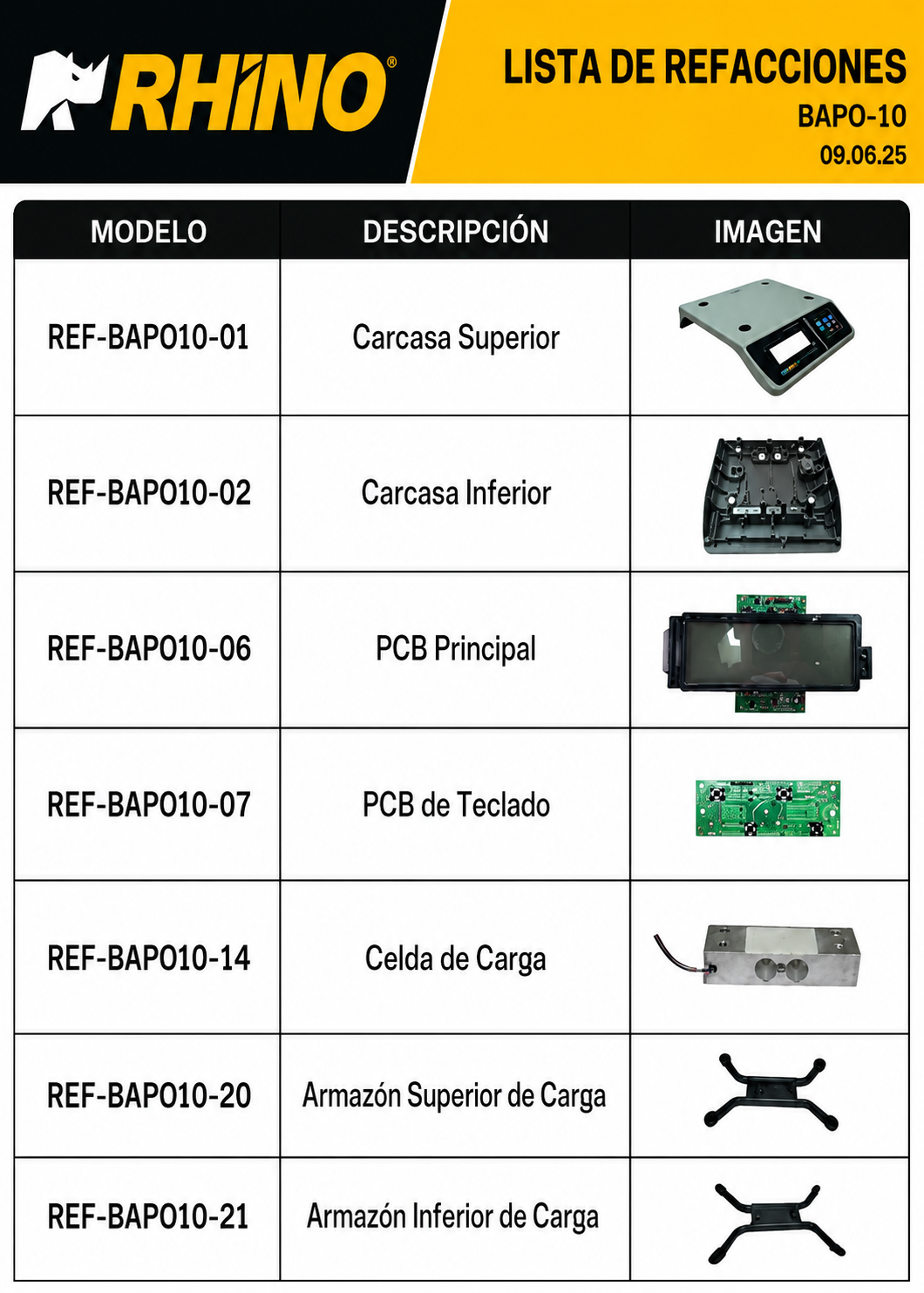 compra bascula industrial rhino de venta solo en maha