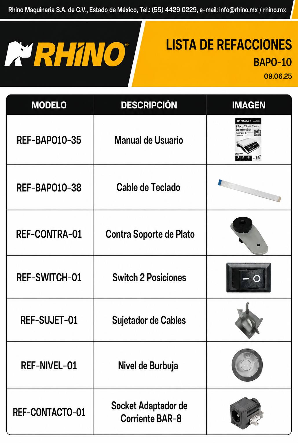 compra bascula industrial rhino de venta solo en maha