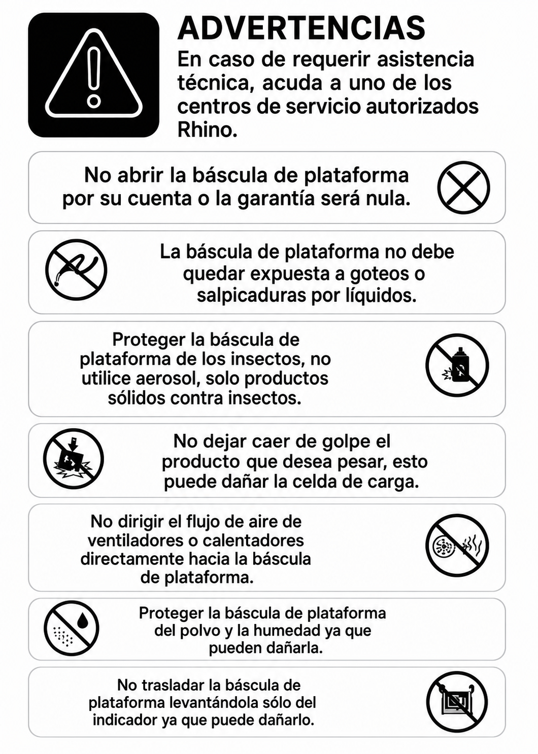 compra bascula industrial rhino de venta solo en maha