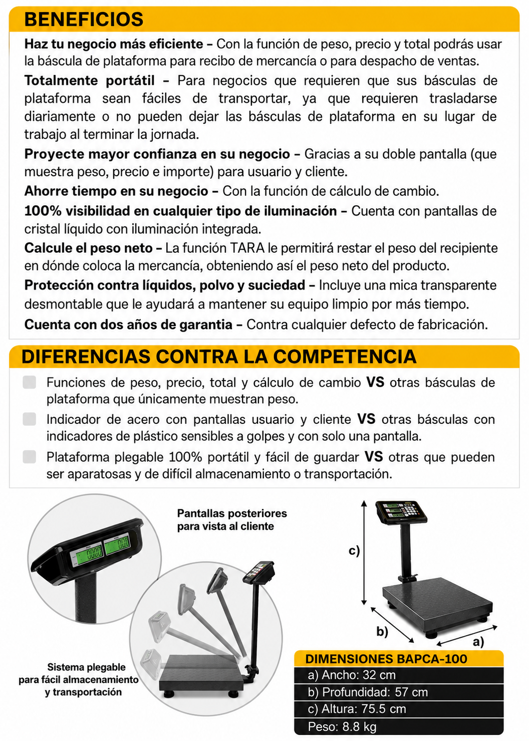 compra bascula industrial rhino de venta solo en maha
