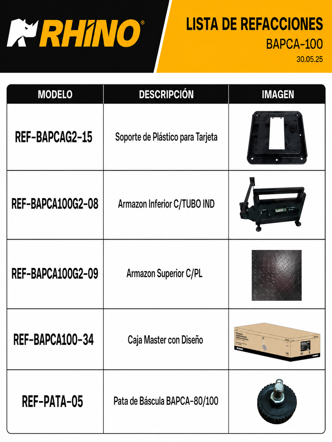 compra bascula industrial rhino de venta solo en maha