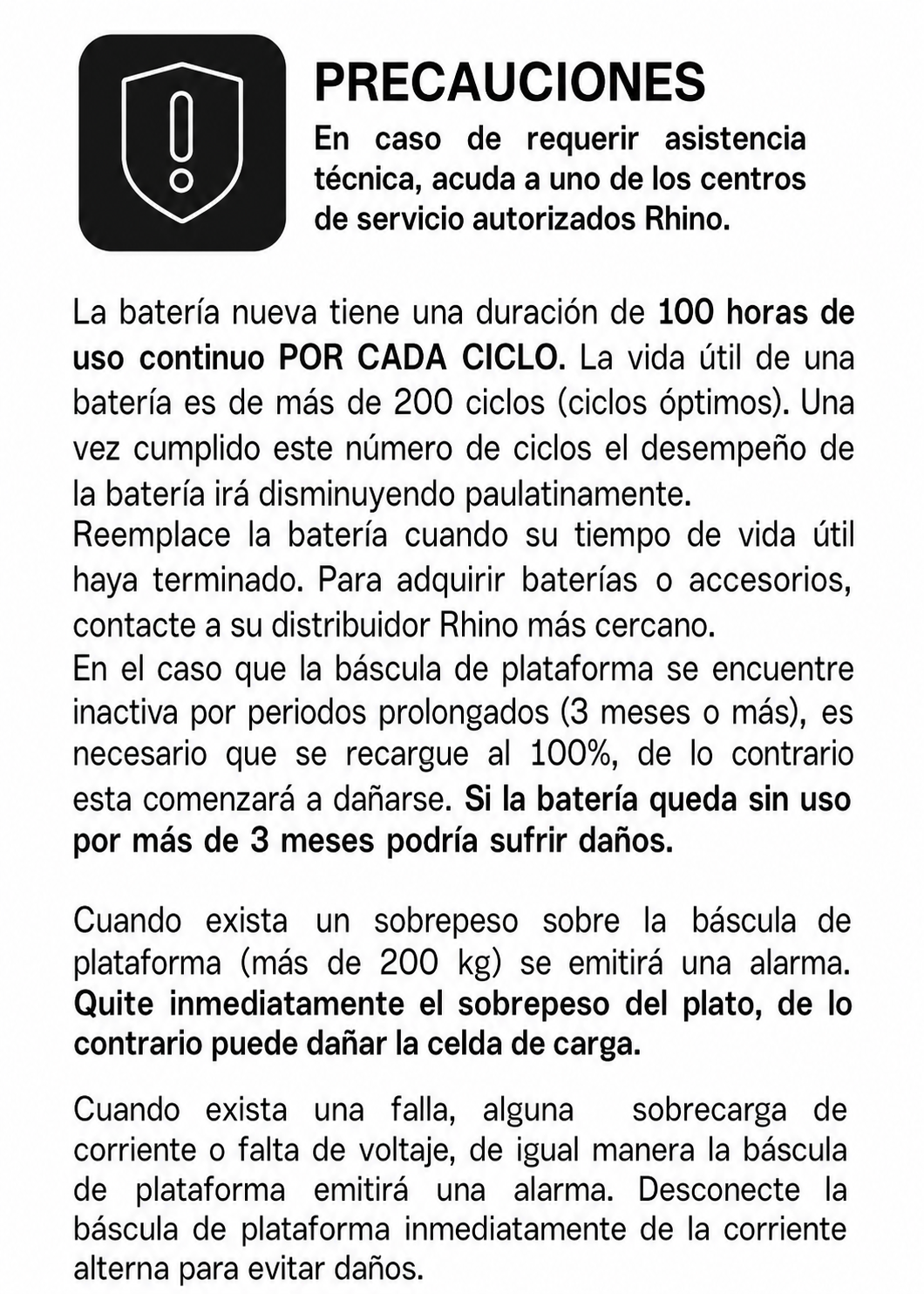 compra bascula industrial rhino de venta en maha