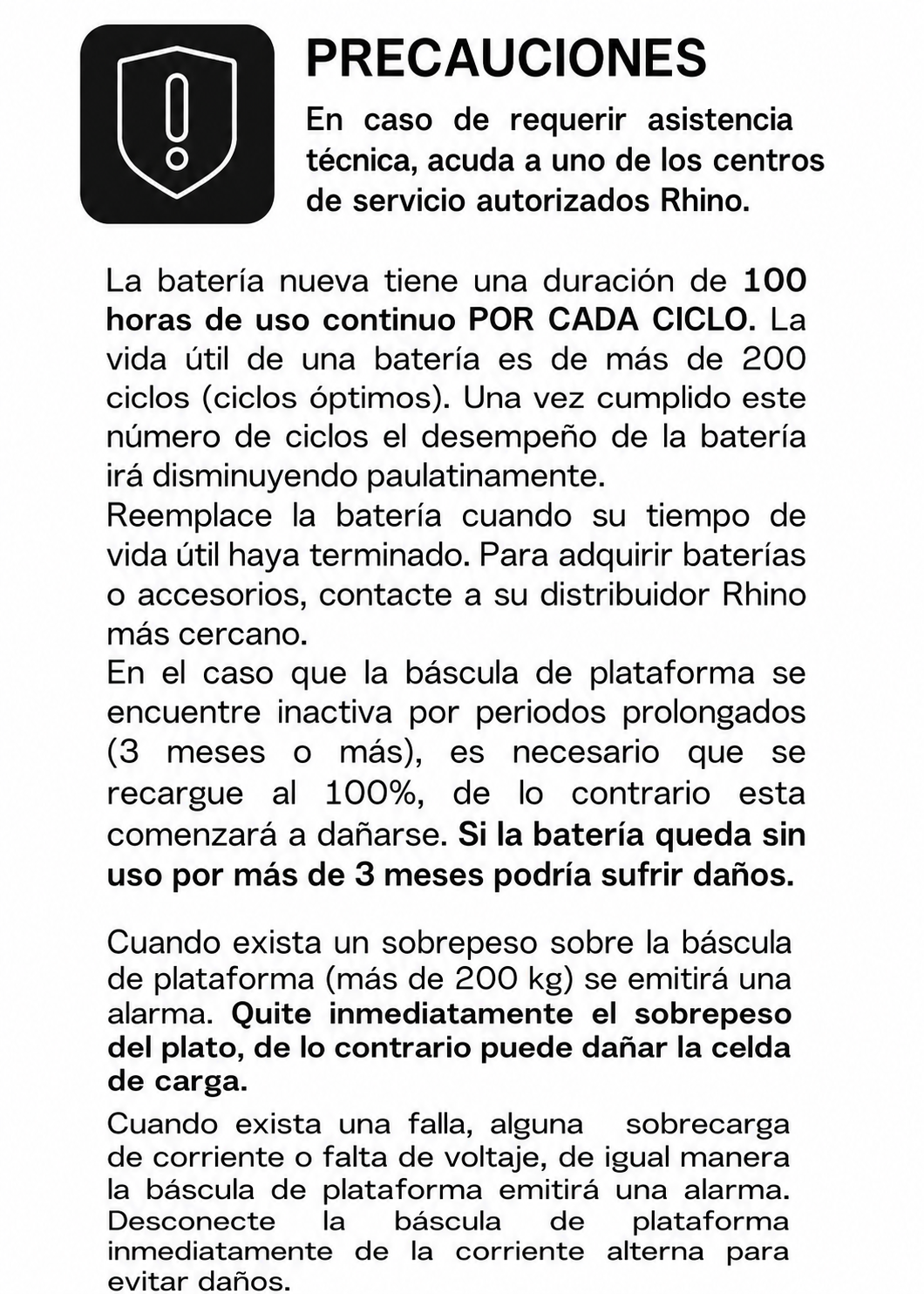 compra bascula industrial rhino de venta en maha