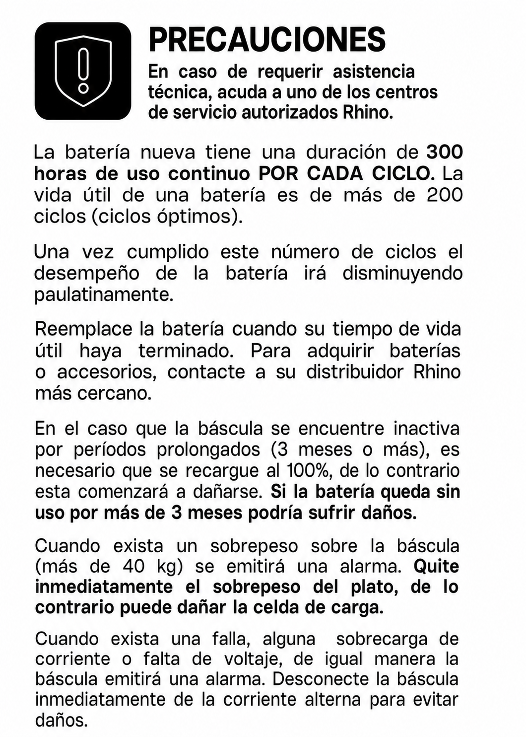 compra báscula indicadora de peso y precio rhino de venta solo en maha