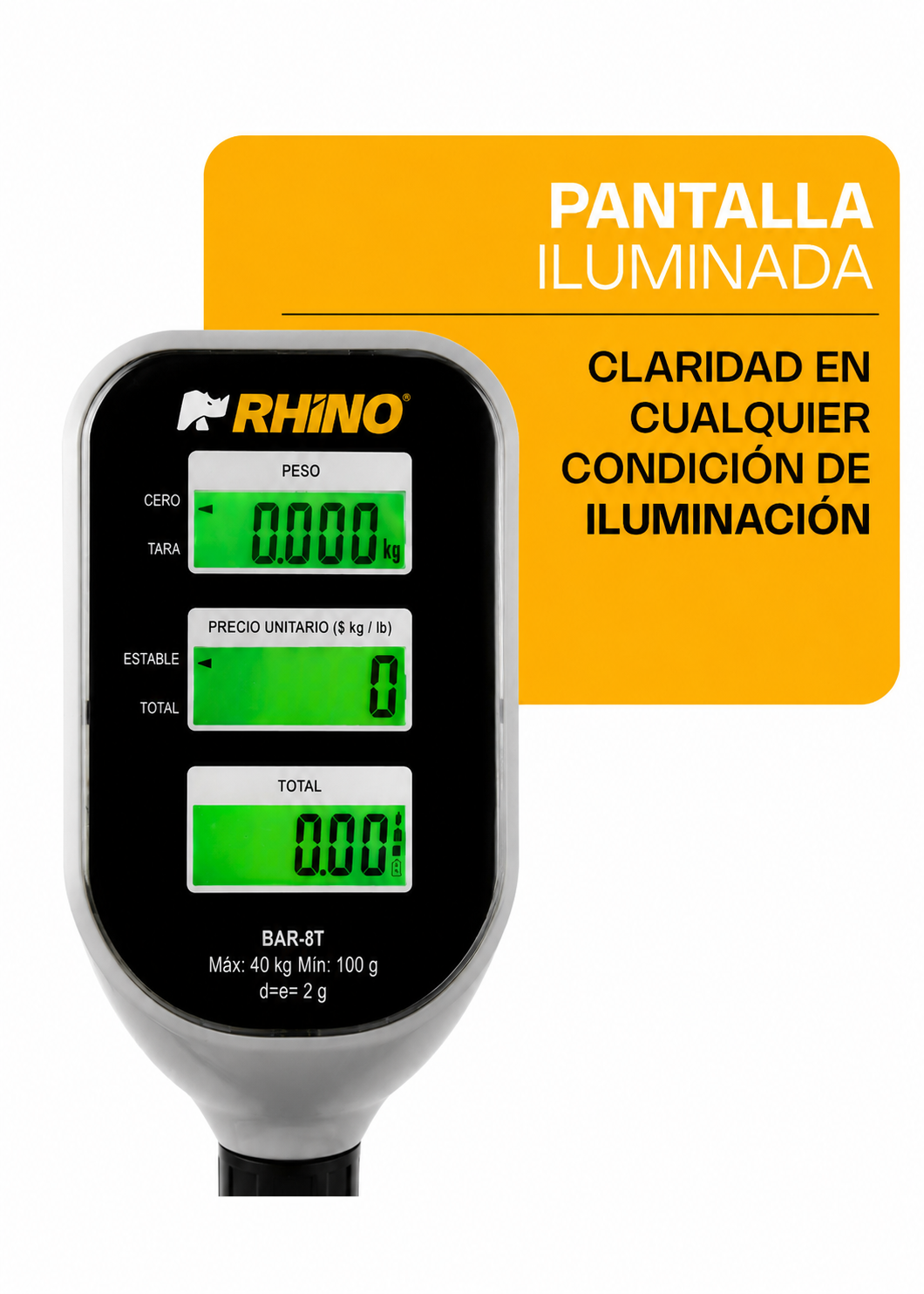 compra báscula indicadora de peso y precio rhino de venta solo en maha