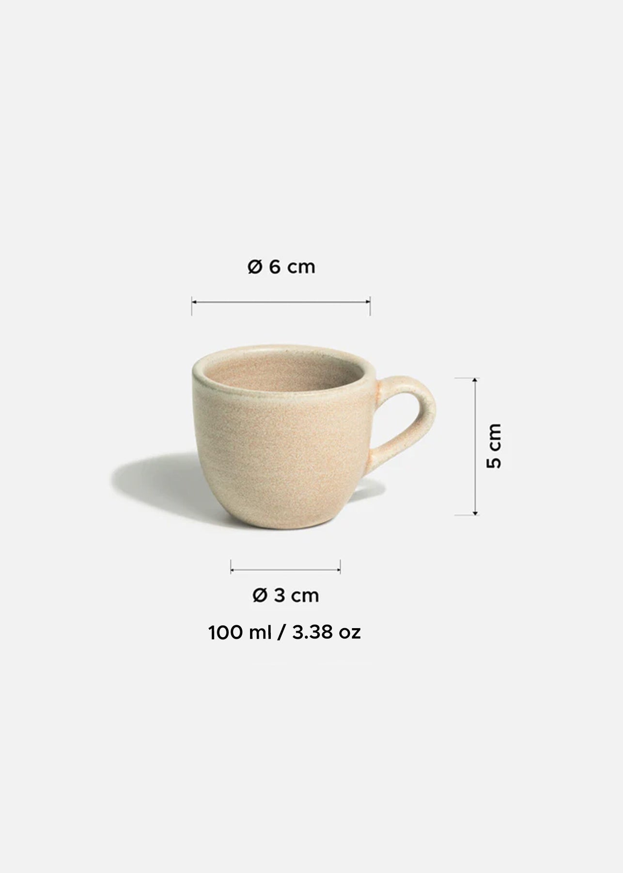 Tazas de porcelana para café Sorrento 320, 205 y 100 ml