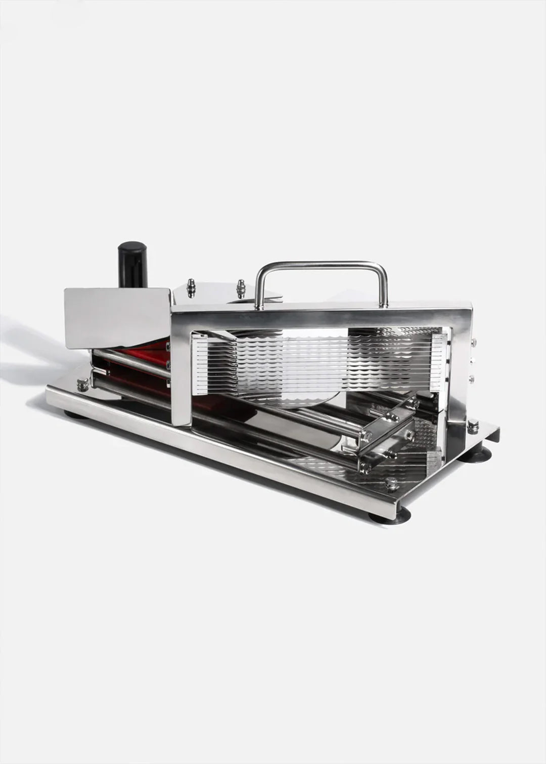 Rebanadora de verduras y frutas de acero inoxidable plata grosor 5.5 mm