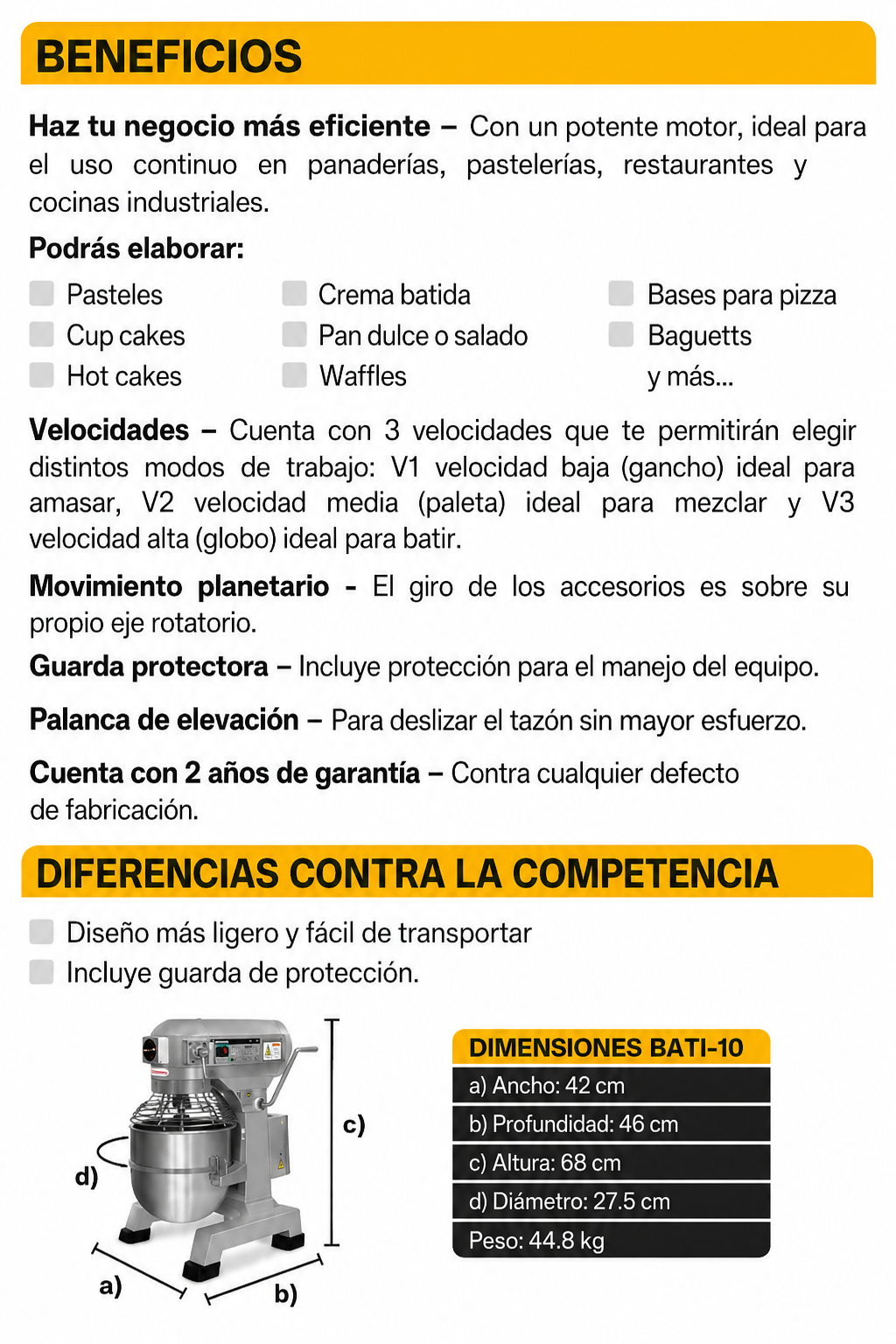 compra batidoras planetarias rhino en maha