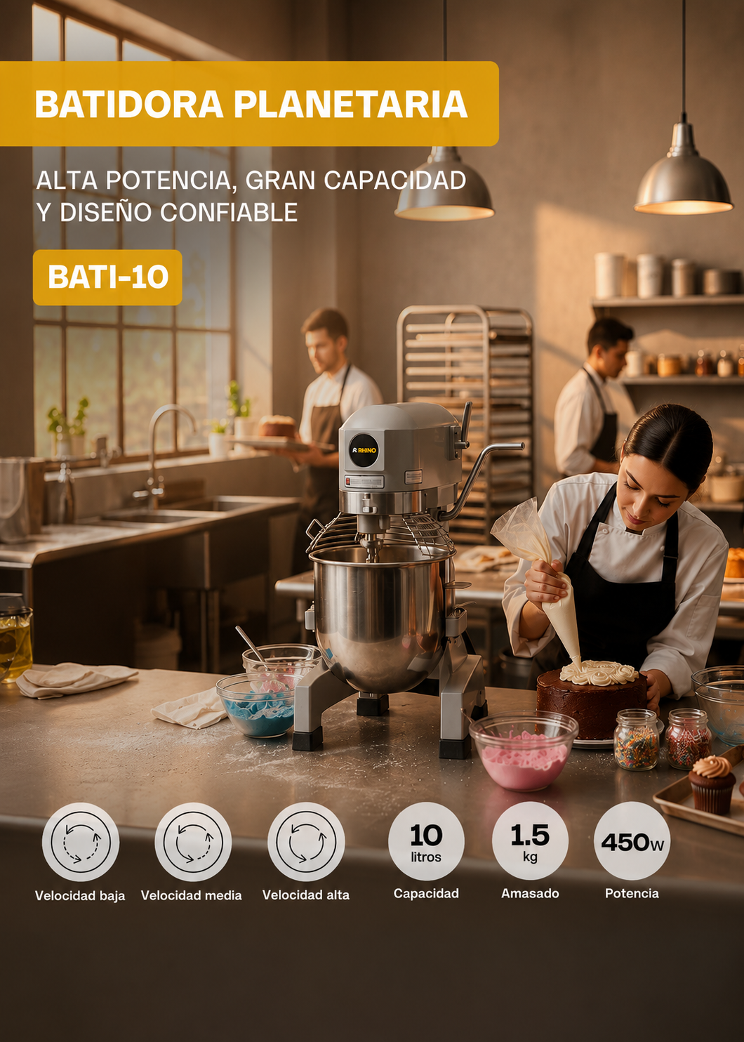 compra batidoras planetarias rhino en maha